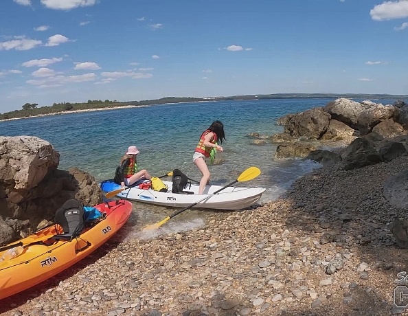 Nude Hiking and Kayaking on a Remote Island While on Vacation with Matty and Josie