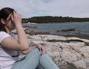 070519_vanessa_klein_masturbating_on_a_rocky_beach_while_on_vacation_in_croatia